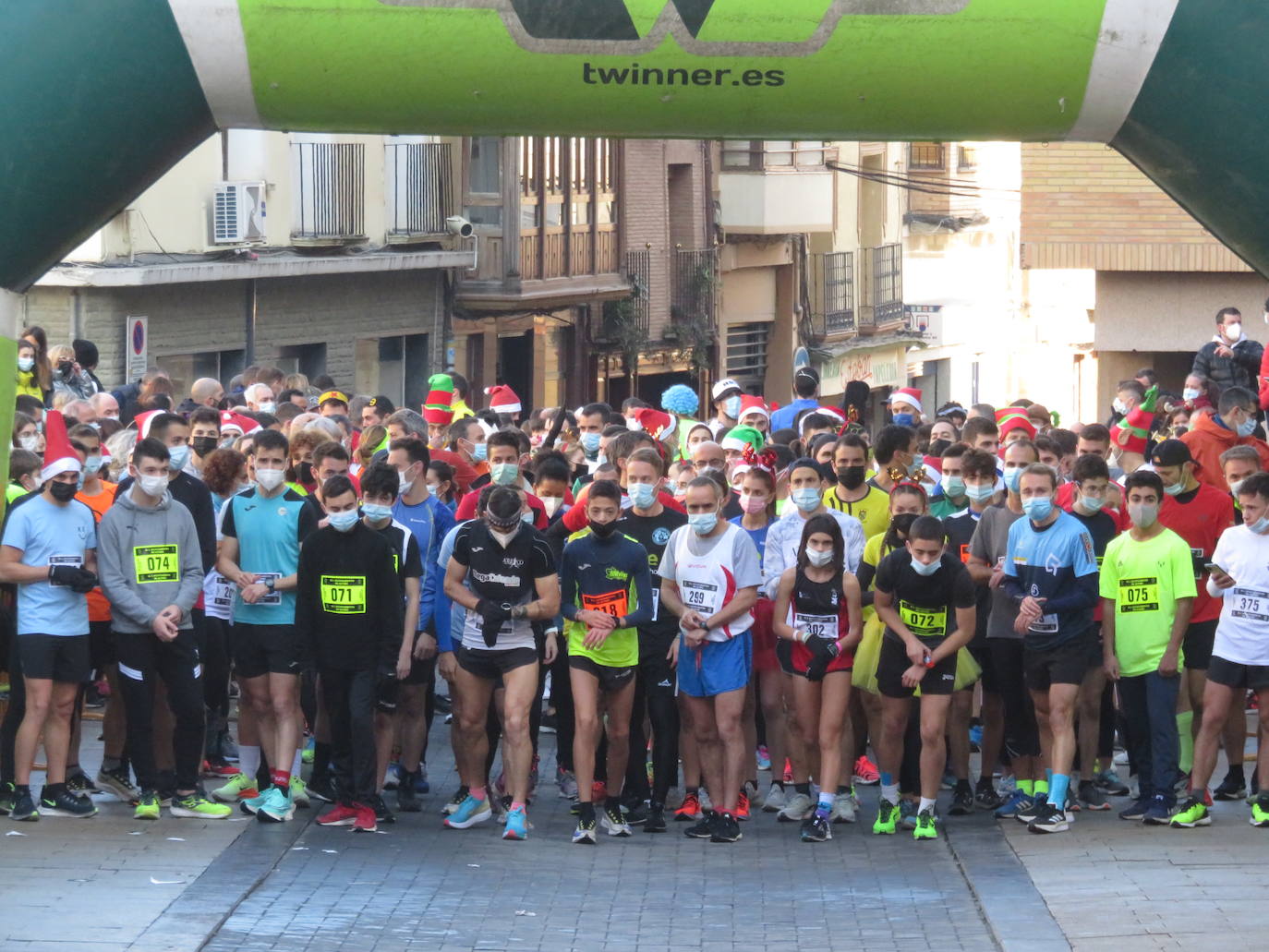 Fotos: Cuatrocientos corredores, en la San Silvestre de Alfaro