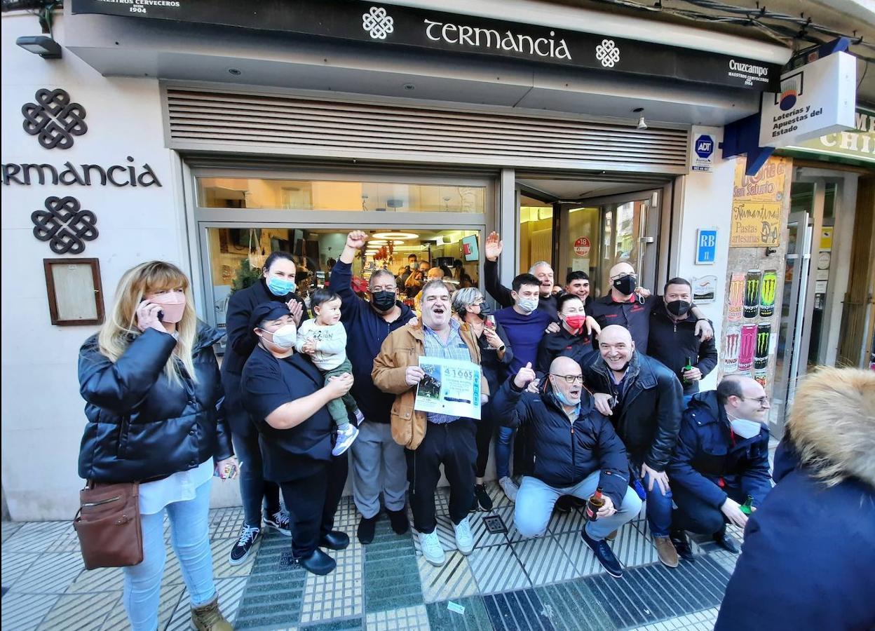 El bar Termancia de Soria, agraciado con el gordo de El Niño.