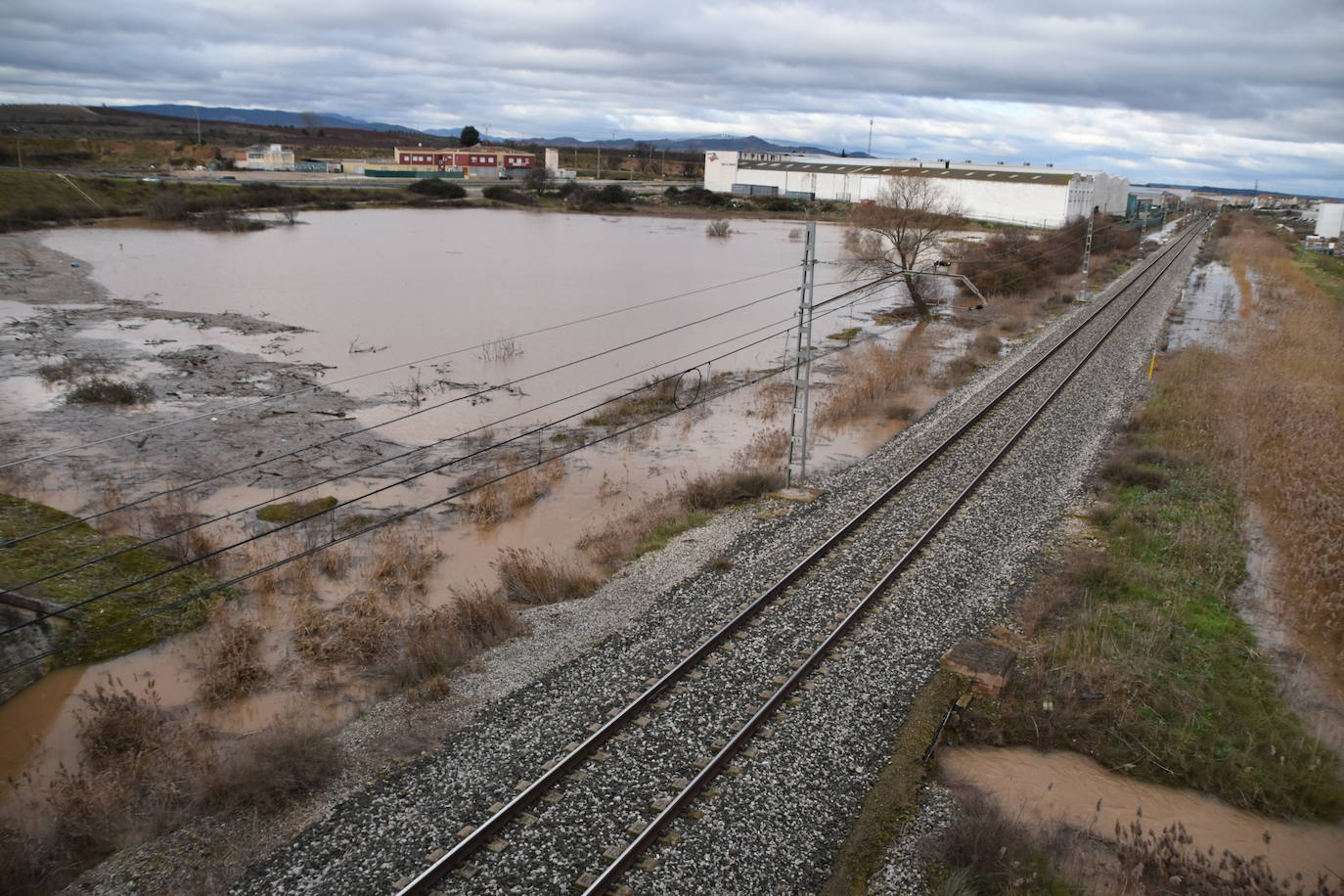 Fotos: Rincón, afectado por la rotura del canal de Lodosa