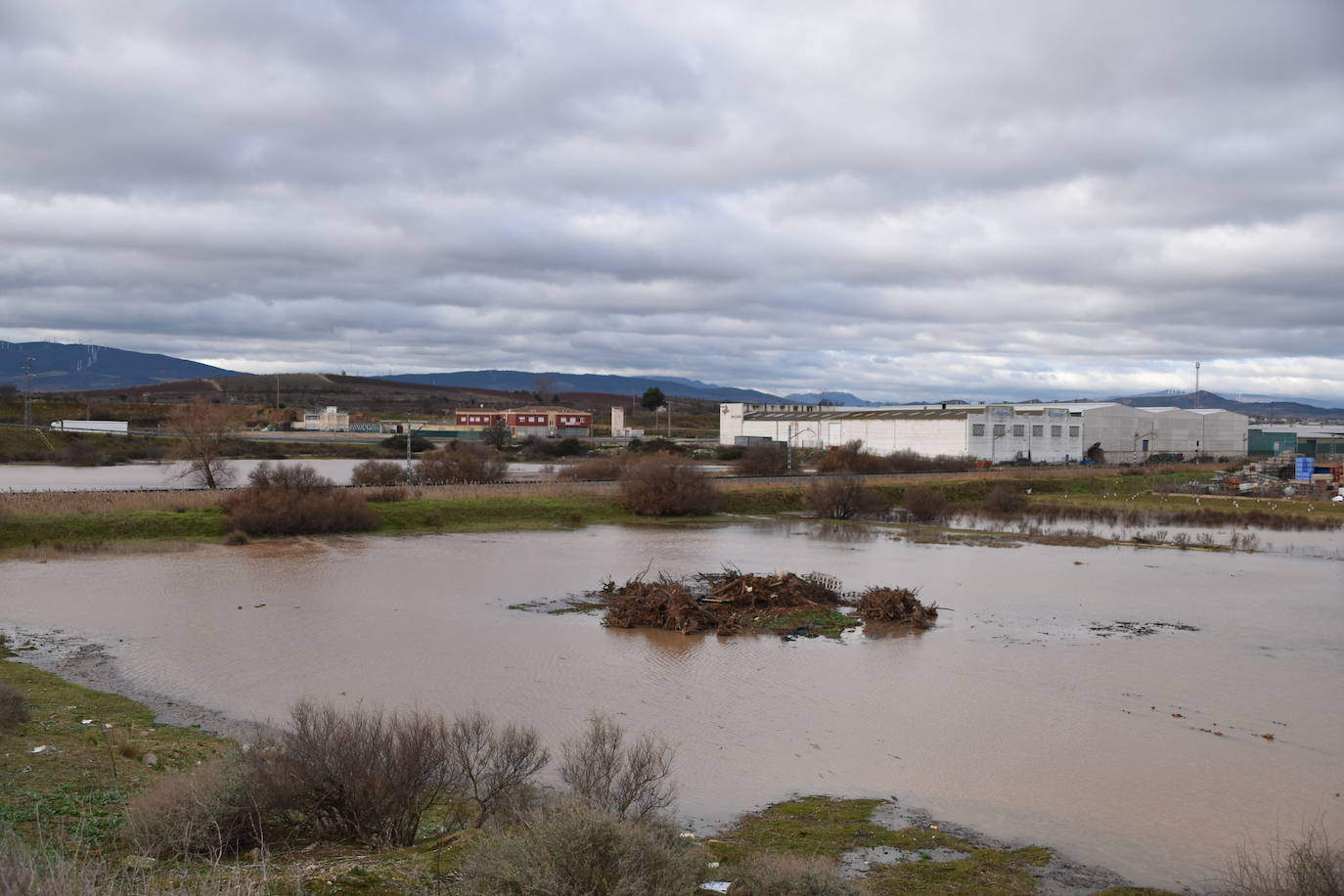 Fotos: Rincón, afectado por la rotura del canal de Lodosa