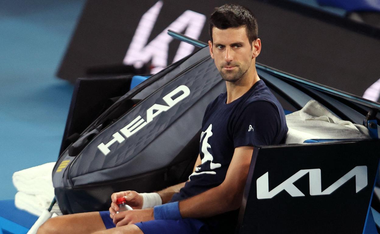 El tenista serbio, Novak Djokovic.