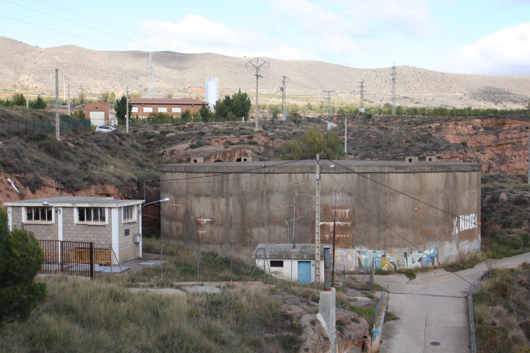 Actual depósito de aguas. 