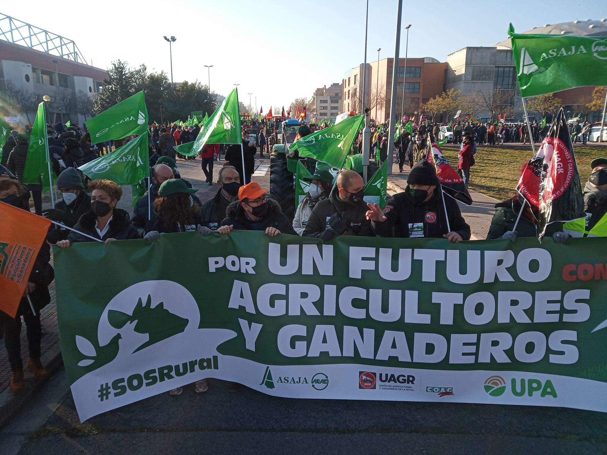 Fotos: Así ha sido la salida de la manifestación del campo