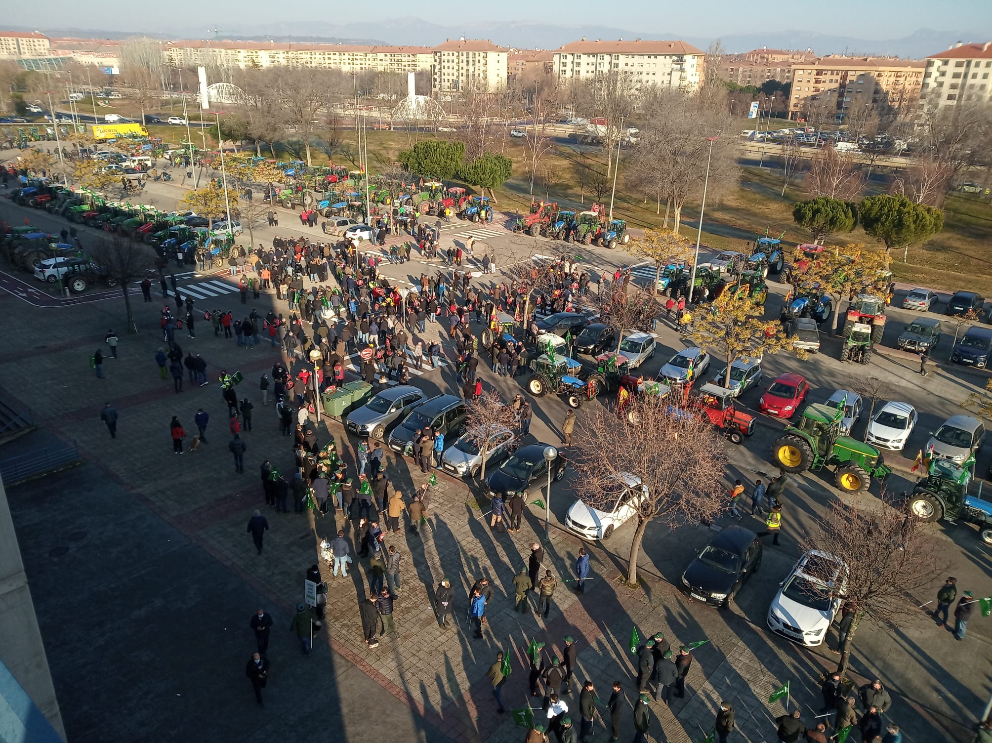 Fotos: Así ha sido la salida de la manifestación del campo