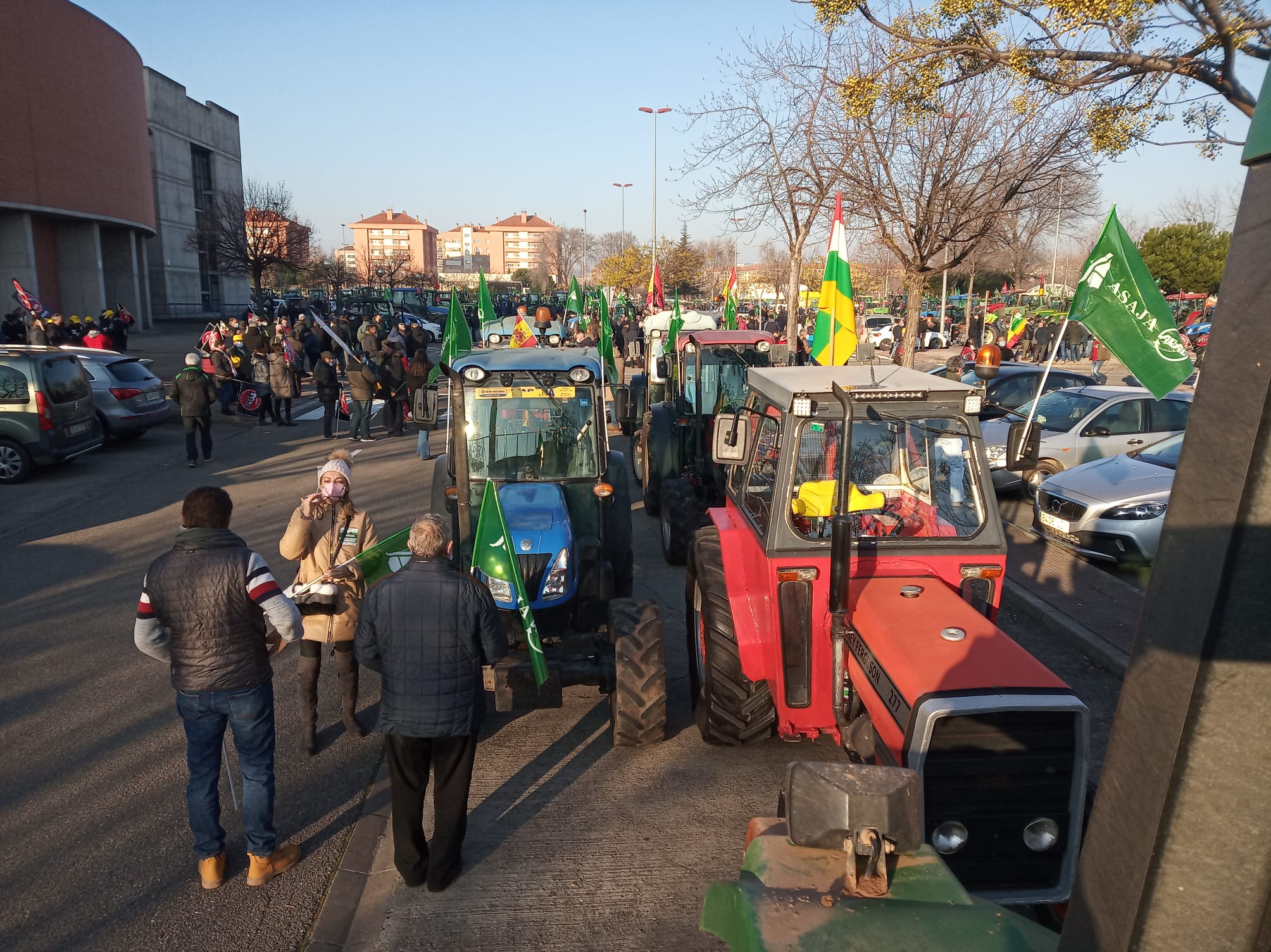 Fotos: Así ha sido la salida de la manifestación del campo