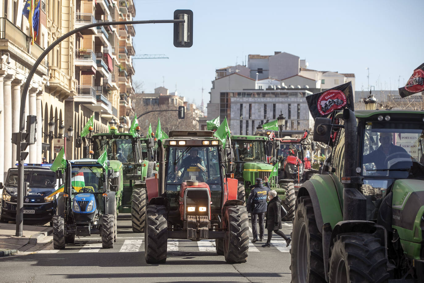Fotos: El campo riojano se manifiesta en Logroño