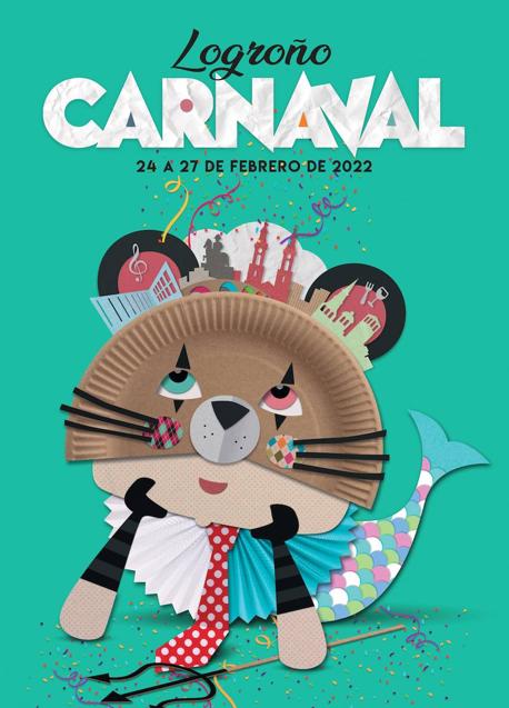 Imagen - Cartel del Carnaval 2022 en Logroño