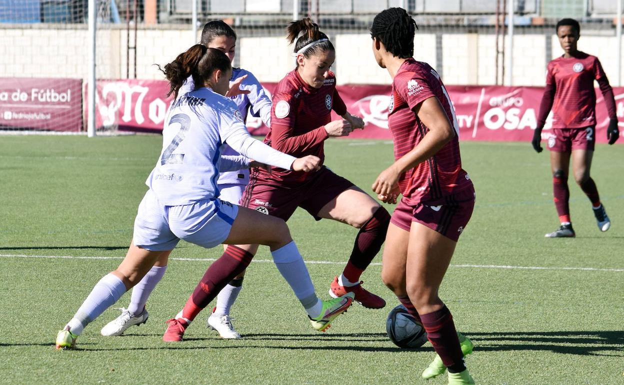 El DUX Logroño extiende sus buenas sensaciones goleando al Barcelona B