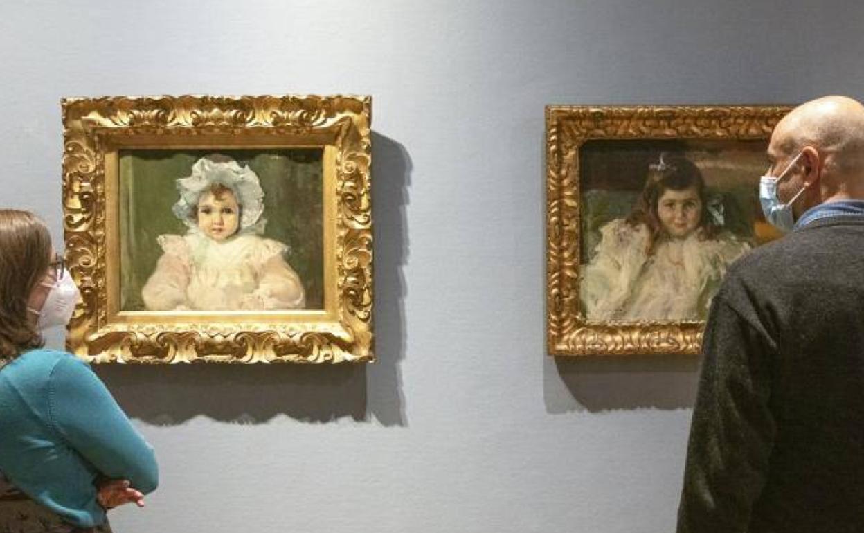 Loa retratos de las hermanas Icaza, de Sorolla, que no se habían expuesto antes