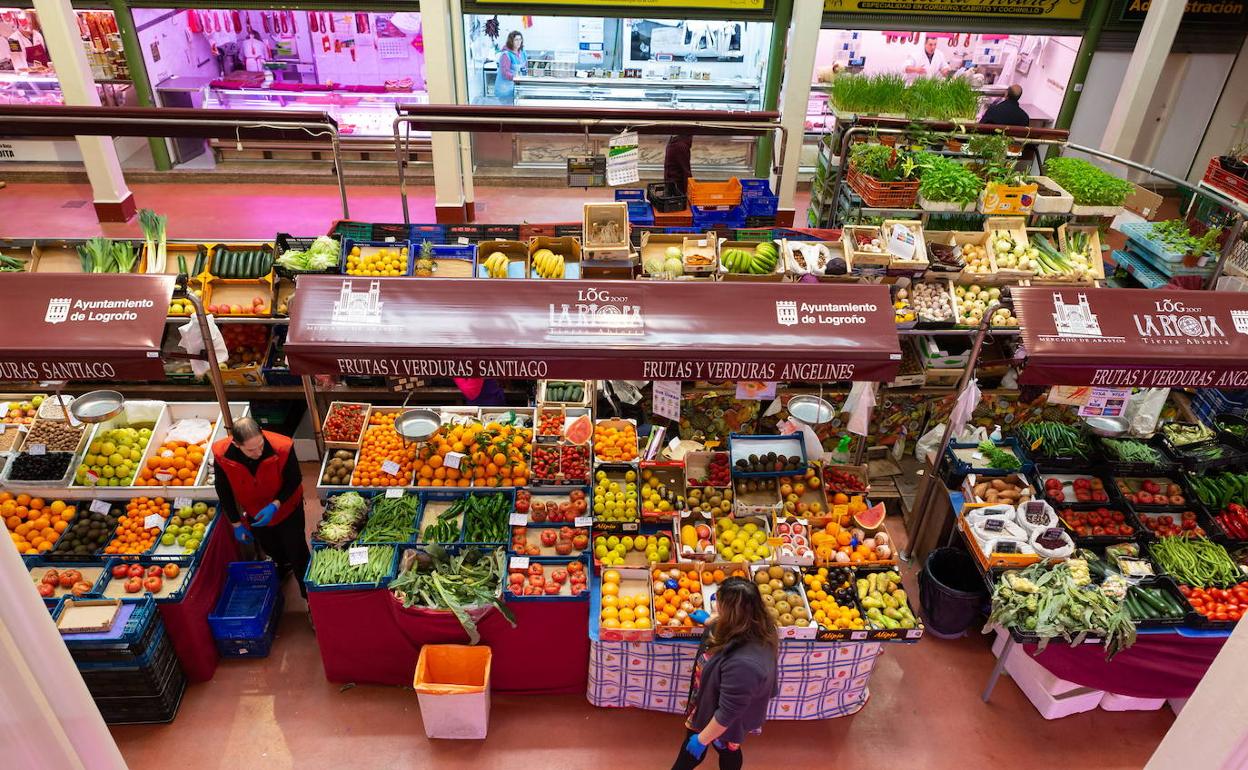 Plaza de abastos de Logroño, una de las instalaciones comerciales que recibirá apoyo