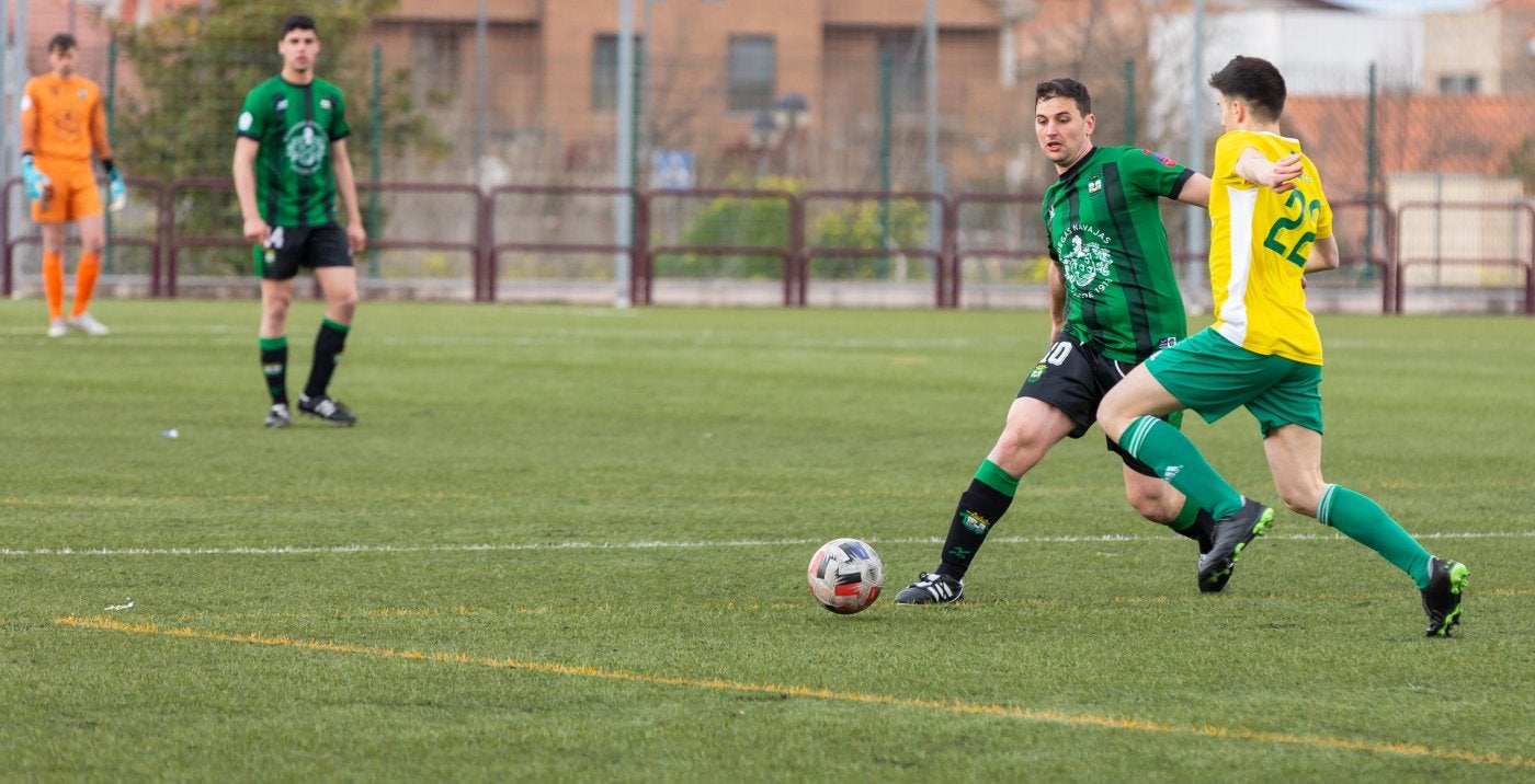 Jorge Marín, en uno de sus últimos partidos antes de su grave lesión de rodilla durante el pasado curso. 