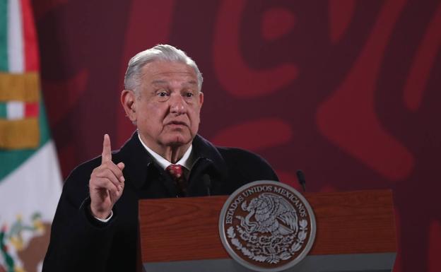 El presidente de México Andrés Manuel López Obrador. 