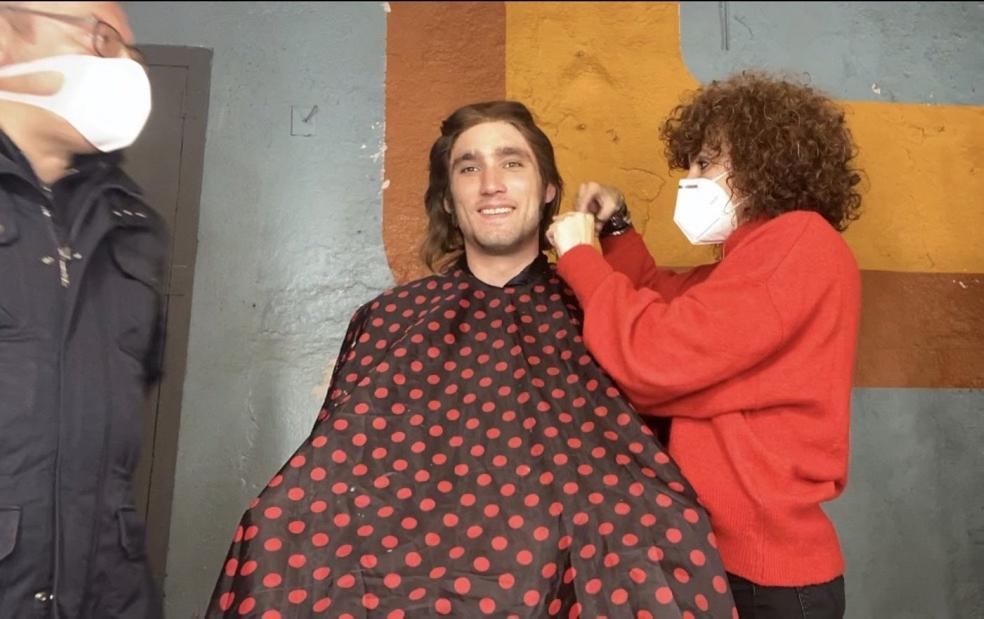 Sarai Rodríguez trabajando en la película 'Las leyes de la frontera'. 