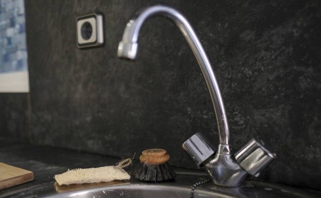 Los estropajos no se reciclan, así que en casa de Góez se usan de fibra natural. 