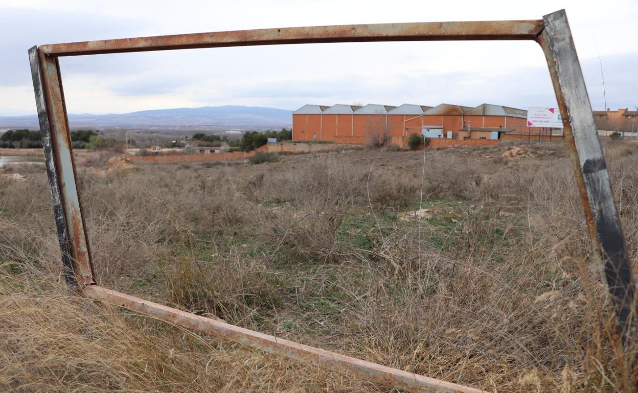 Zona de avenida de Zaragoza que se plantea para el acuartelamiento. 