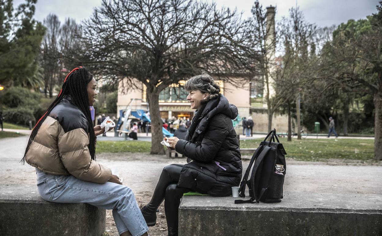 La celebración en la 'Chimenea'. 