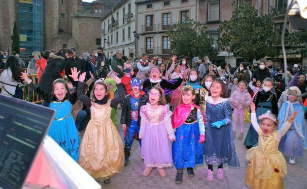 Nájera. Los niños fueron los protagonistas.