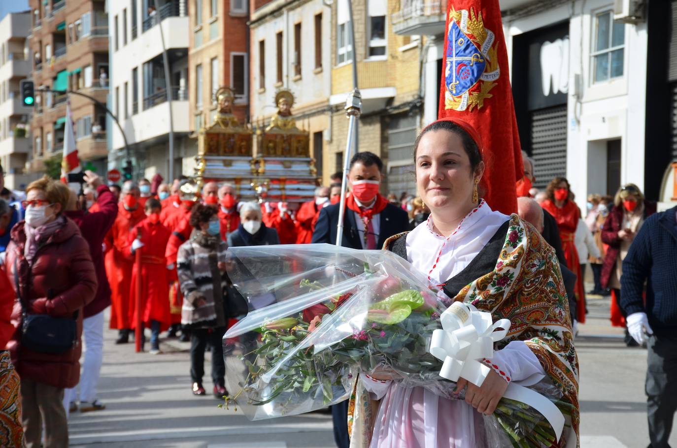 Fotos: La procesión de los mártires Emeterio y Celedonio llena las calles de Calahorra