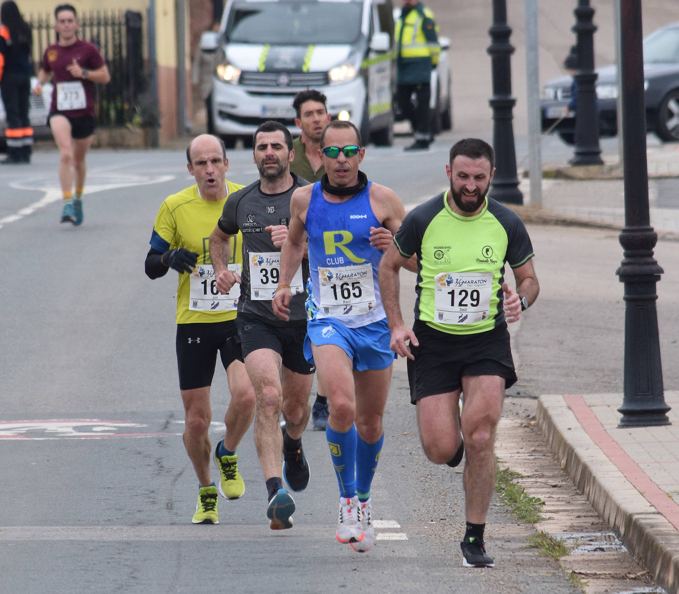 Biruk Rubio y Maite Iñigo se impusieron en la XV Media Maratón del Camino que ha reunido a más de 700 corredores.