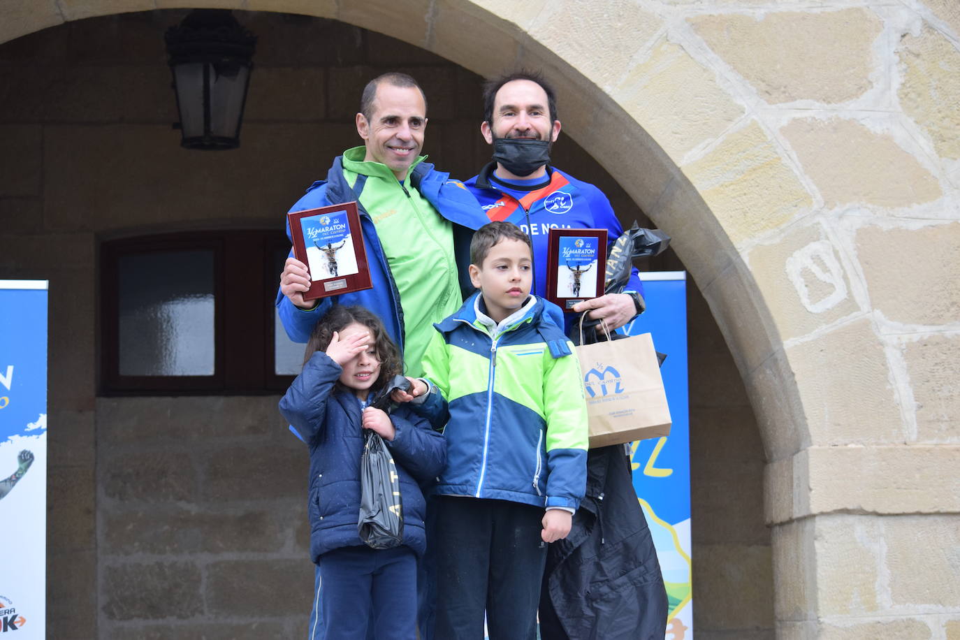 Biruk Rubio y Maite Iñigo se impusieron en la XV Media Maratón del Camino que ha reunido a más de 700 corredores.