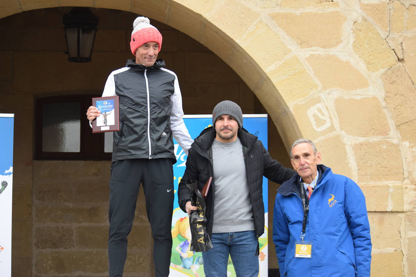 Biruk Rubio y Maite Iñigo se impusieron en la XV Media Maratón del Camino que ha reunido a más de 700 corredores.