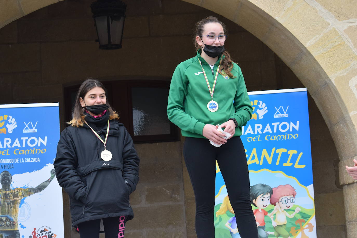 Biruk Rubio y Maite Iñigo se impusieron en la XV Media Maratón del Camino que ha reunido a más de 700 corredores.