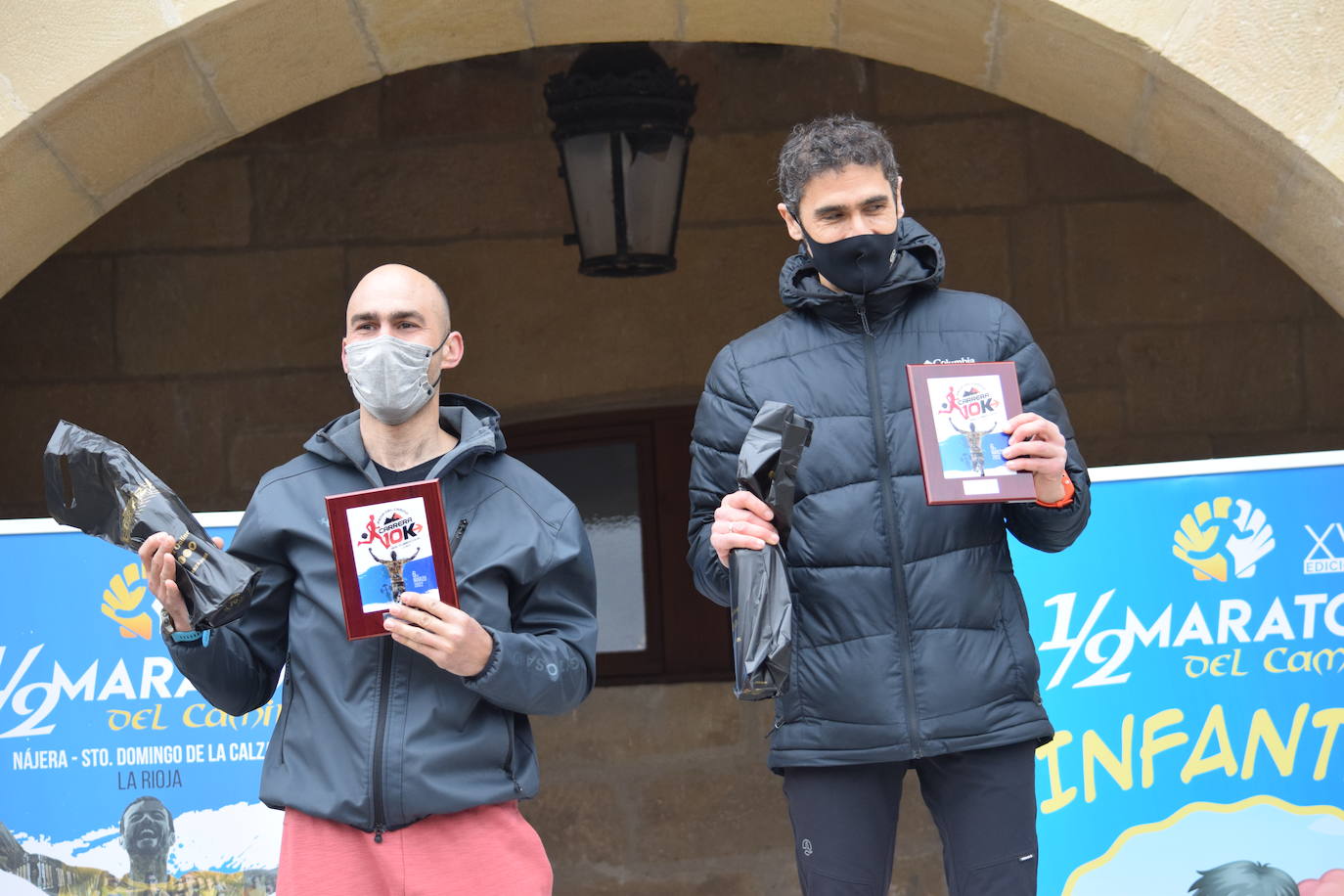 Biruk Rubio y Maite Iñigo se impusieron en la XV Media Maratón del Camino que ha reunido a más de 700 corredores.