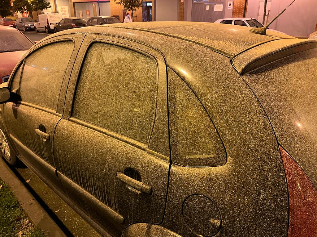 Fotos: Lluvia de barro en Logroño