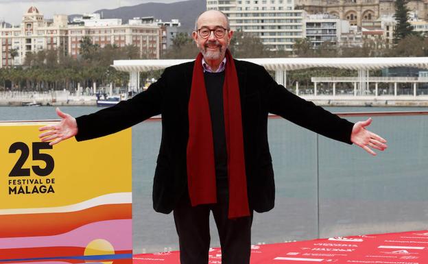 Miguel Rellán, homenajeado en el Festival de Málaga.