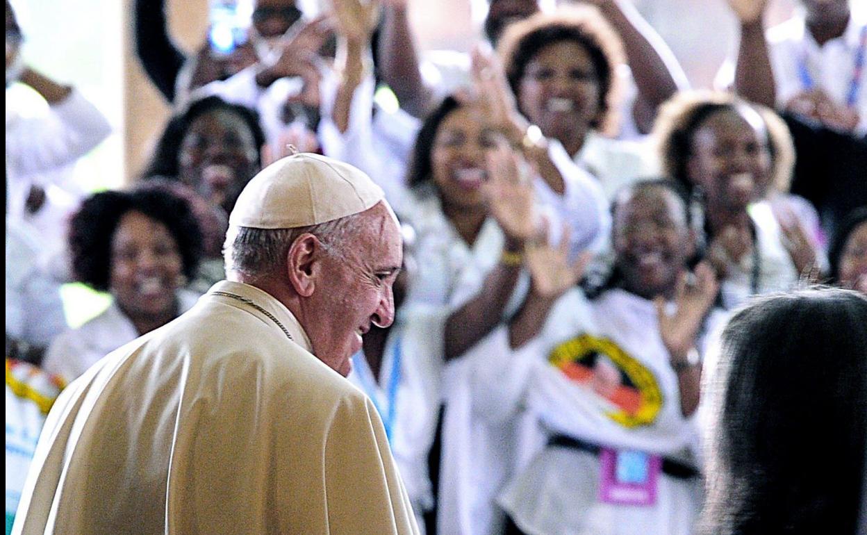 El papa Francisco, en Naciones Unidas. 