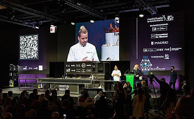 La participación de Dabiz Muñoz en Madrid Fusión 2022. 