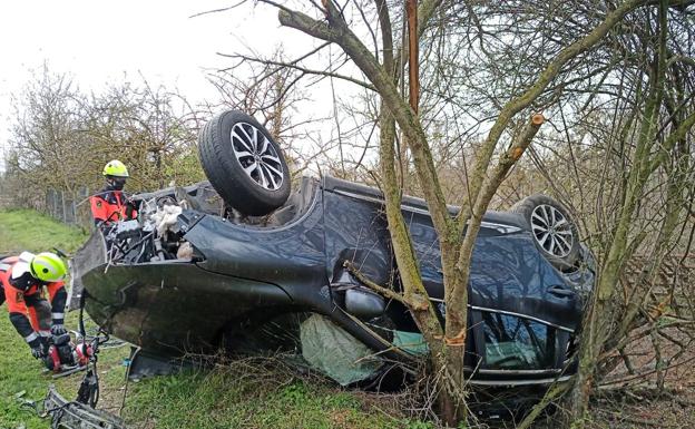 Fallece un hombre de 46 años en un accidente de tráfico en la LR-201 en Herramélluri