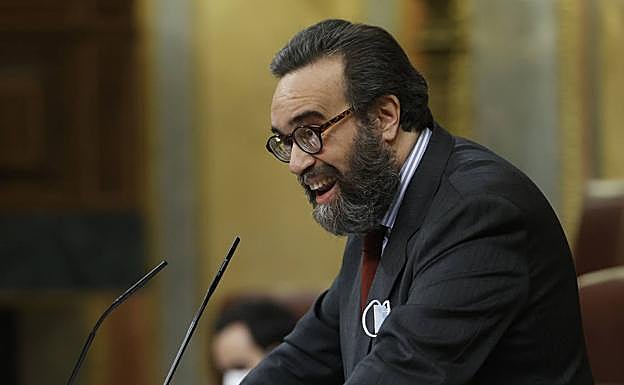 El diputado de Vox José María Sánchez García. 