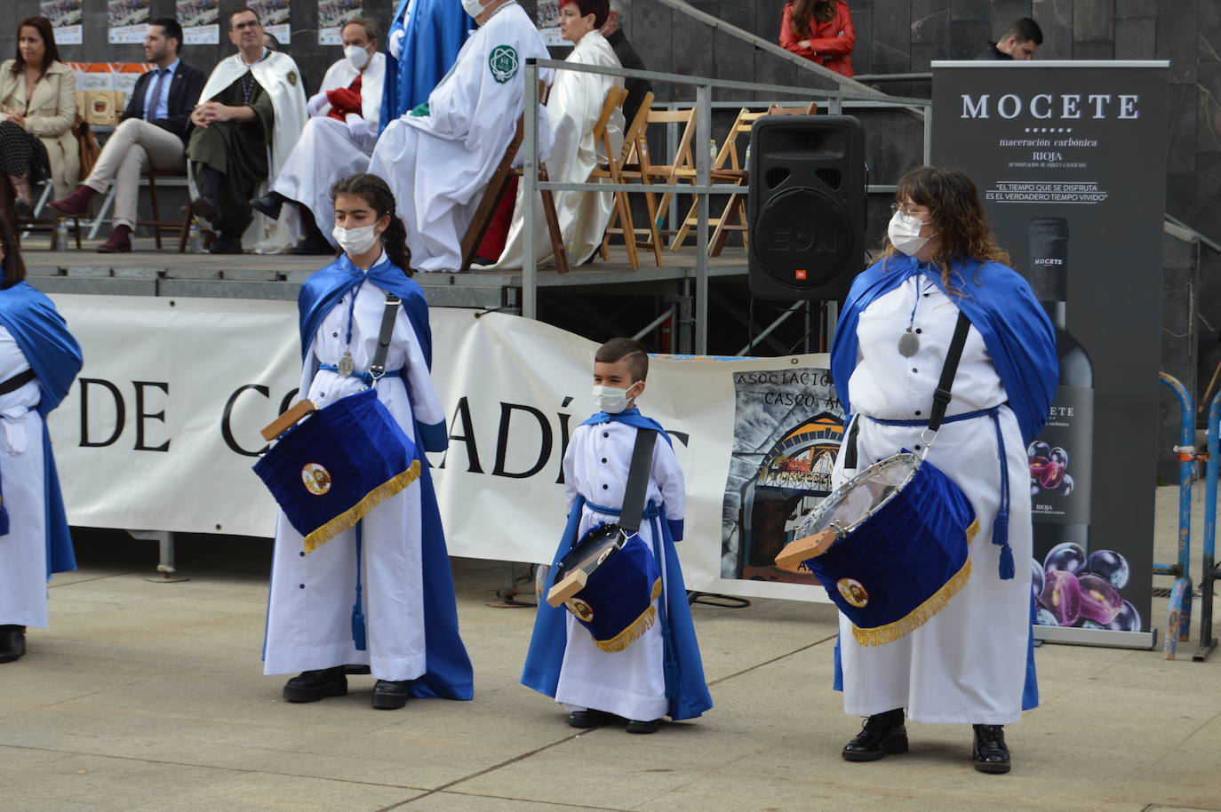 Fotos: La Exaltación de Bandas de Cofradías regresa a las calles de Arnedo tras dos años de silencio