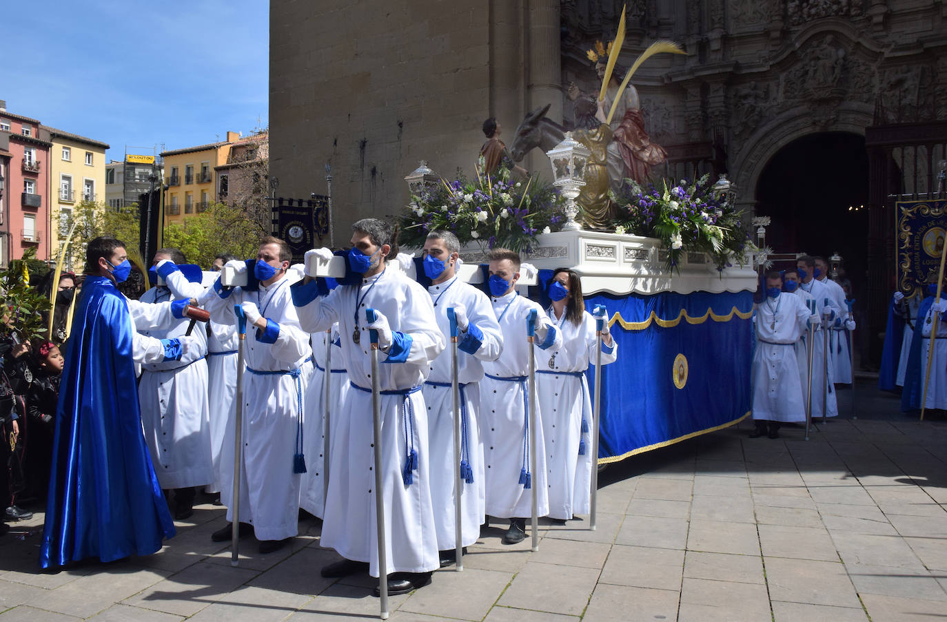 Fotos: Los niños protagonizan la procesión de la Borriquilla de Logroño