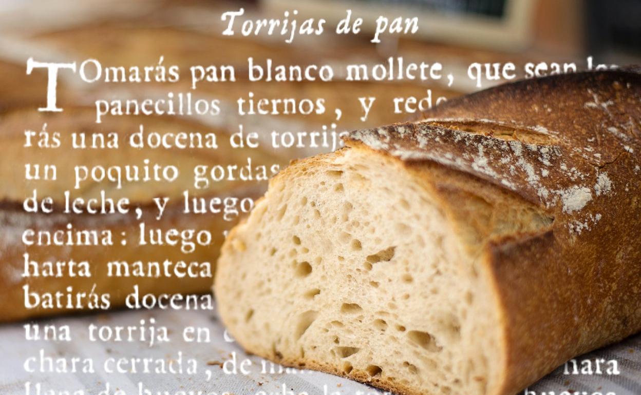 Receta de torrijas de Francisco Martínez Montiño, 1611. 
