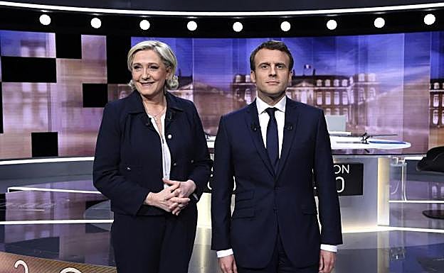 Macron gana el debate frente a Le Pen