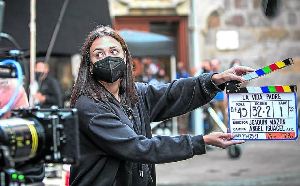 Rodaje de la comedia 'La vida padre' en Bilbao.