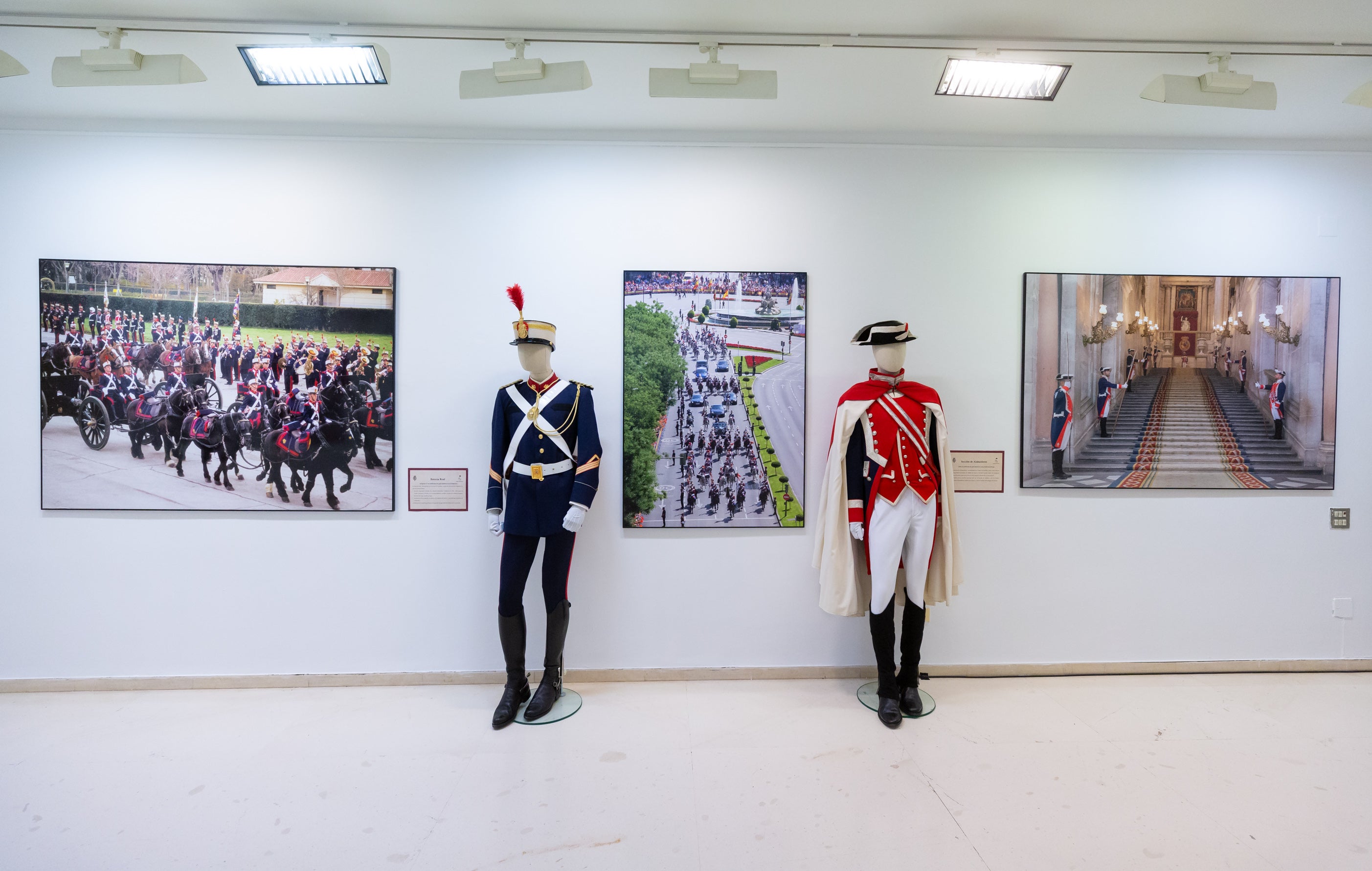 Fotos: La Guardia Real acerca su historia, desde 1504, en una muestra en el Ayuntamiento de Logroño