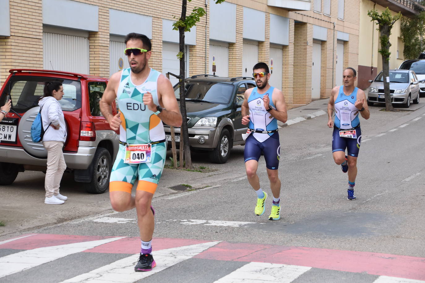 Fotos: Camilo Santiago y Ángela Muñoz ganan el duatlón de Galilea