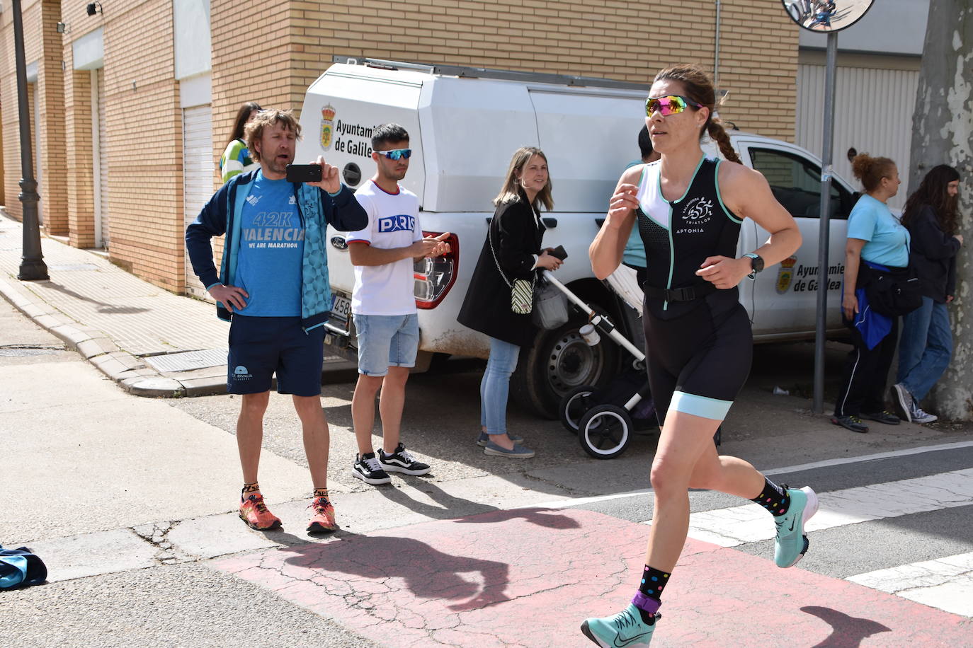 Fotos: Camilo Santiago y Ángela Muñoz ganan el duatlón de Galilea