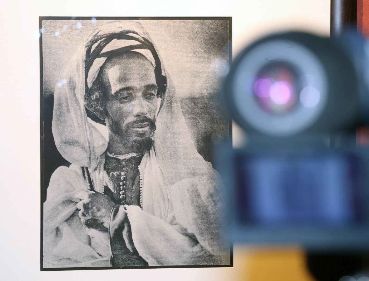 Retrato realizado por José Ortiz Echagüe en Marruecos. 