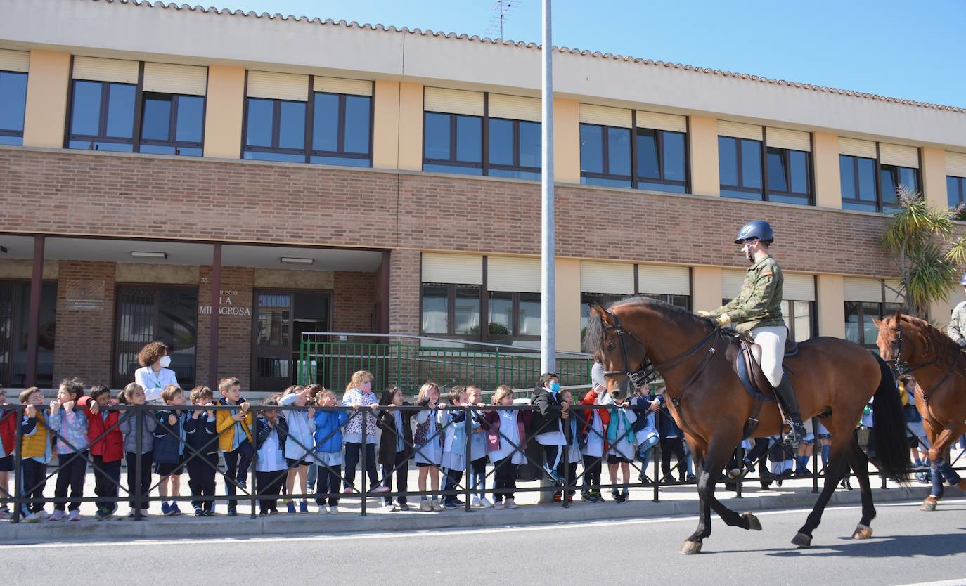 Fotos: Desfile de la Guardia Real a caballo por Calahorra