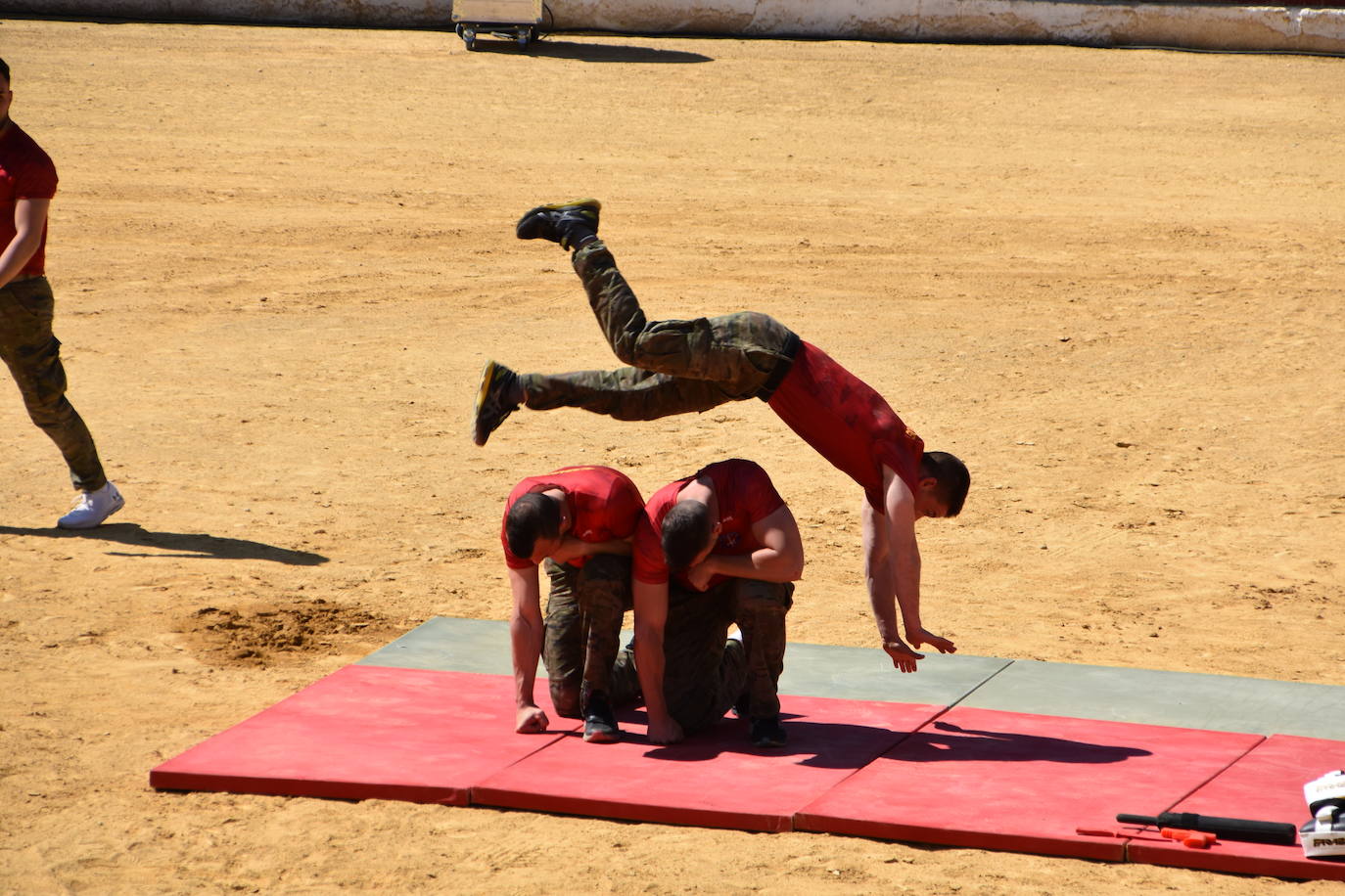 Fotos: Exhibición de la Guardia Real en la plaza de toros de Calahorra