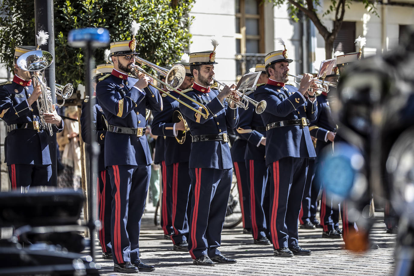 Fotos: La Guardia Real desfila por el centro de Logroño