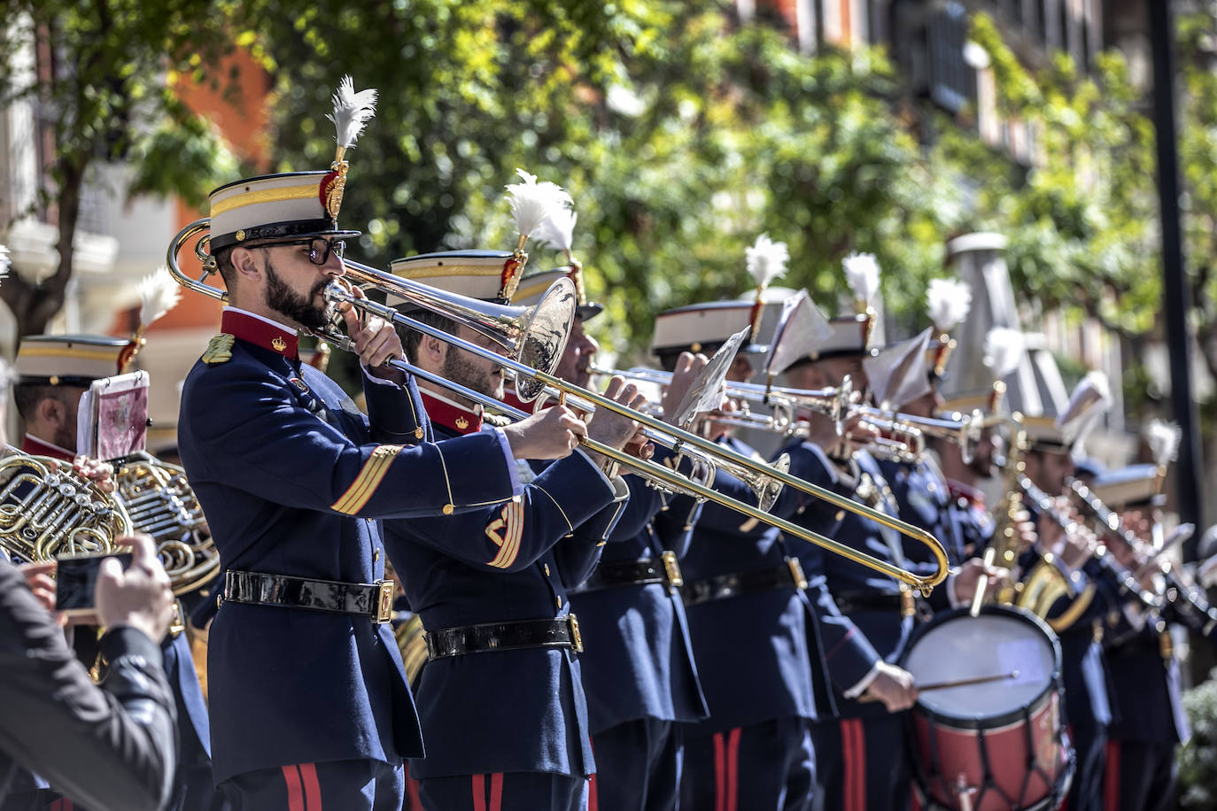 Fotos: La Guardia Real desfila por el centro de Logroño