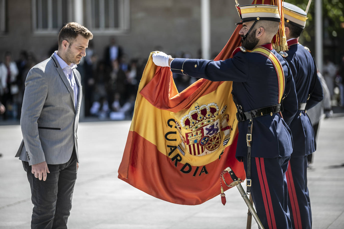 Fotos: La jura de bandera en Logroño, en imágenes