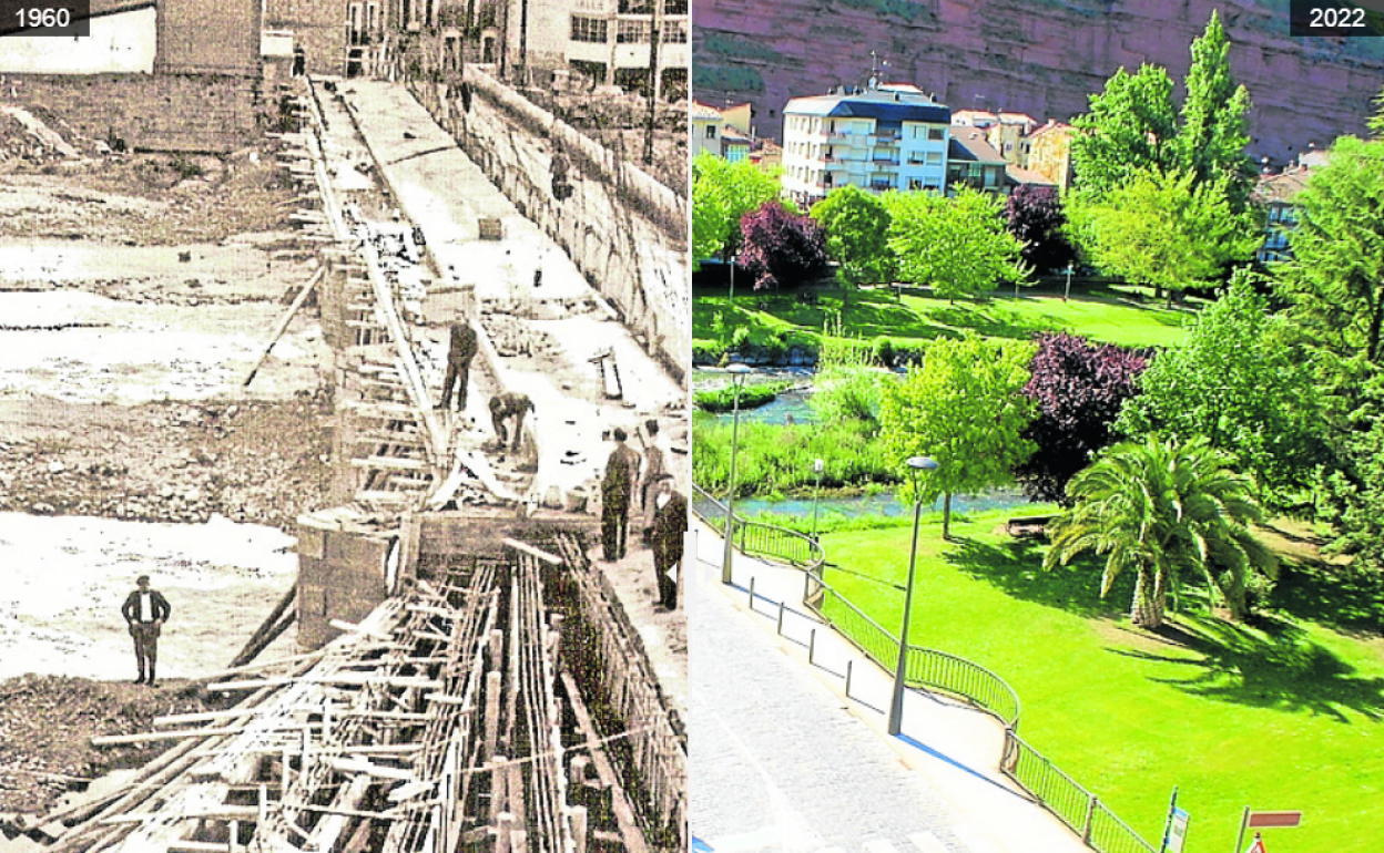 Un puente que une Nájera