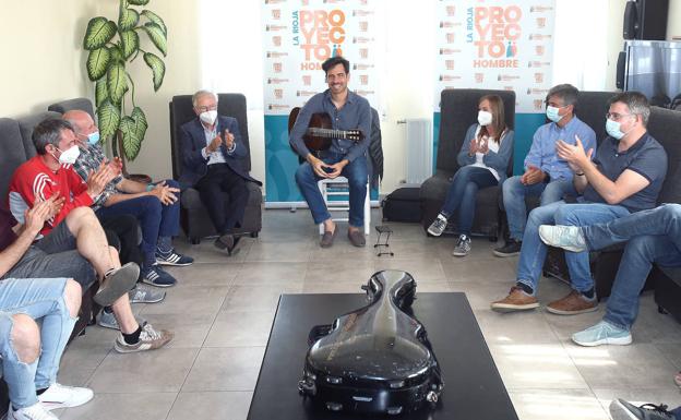 Pablo Sainz Villegas, durante su intervención en Proyecto Hombre. 