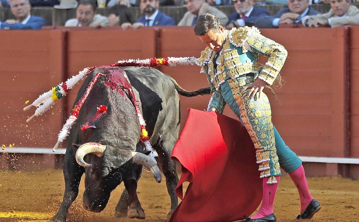 Urdiales, durante su actuación en Sevilla. 